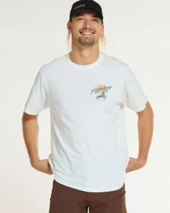 DHaRCO Tops*Mens Cotton Tee | Decade of White Decade of DHaRCO White