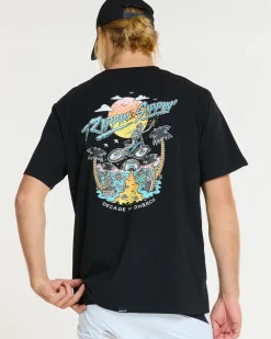 DHaRCO Tops*Mens Cotton Tee | Decade of Black Decade of DHaRCO Black
