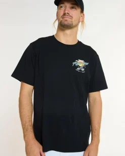 DHaRCO Tops*Mens Cotton Tee | Decade of Black Decade of DHaRCO Black