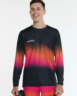 DHaRCO Tops*Mens Race Jersey | Black Snake