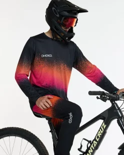 DHaRCO Tops*Mens Race Jersey | Black Snake
