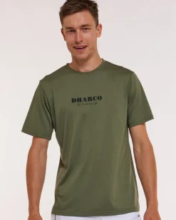 DHaRCO Tops*Mens Short Sleeve Tech Tee | Garigal Green