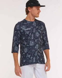DHaRCO Tops*Mens 3/4 Sleeve Jersey | Dark Fraser