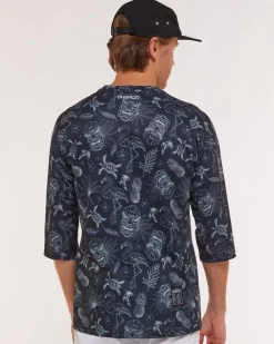 DHaRCO Tops*Mens 3/4 Sleeve Jersey | Dark Fraser