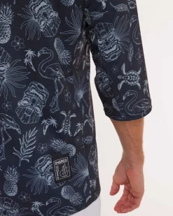 DHaRCO Tops*Mens 3/4 Sleeve Jersey | Dark Fraser