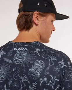 DHaRCO Tops*Mens 3/4 Sleeve Jersey | Dark Fraser