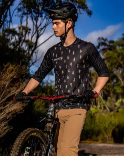 DHaRCO Tops*Mens 3/4 Sleeve Jersey | Kane