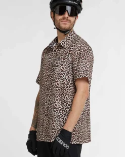 DHaRCO Tops*Mens Tech Party Shirt | Leopard