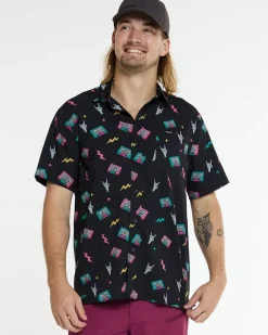 DHaRCO Tops*Mens Tech Party Shirt | Mix Tape