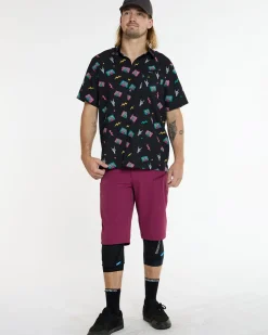 DHaRCO Tops*Mens Tech Party Shirt | Mix Tape