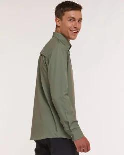 DHaRCO Tops*Mens Western Shirt | Kyle Strait Signature Edition Green