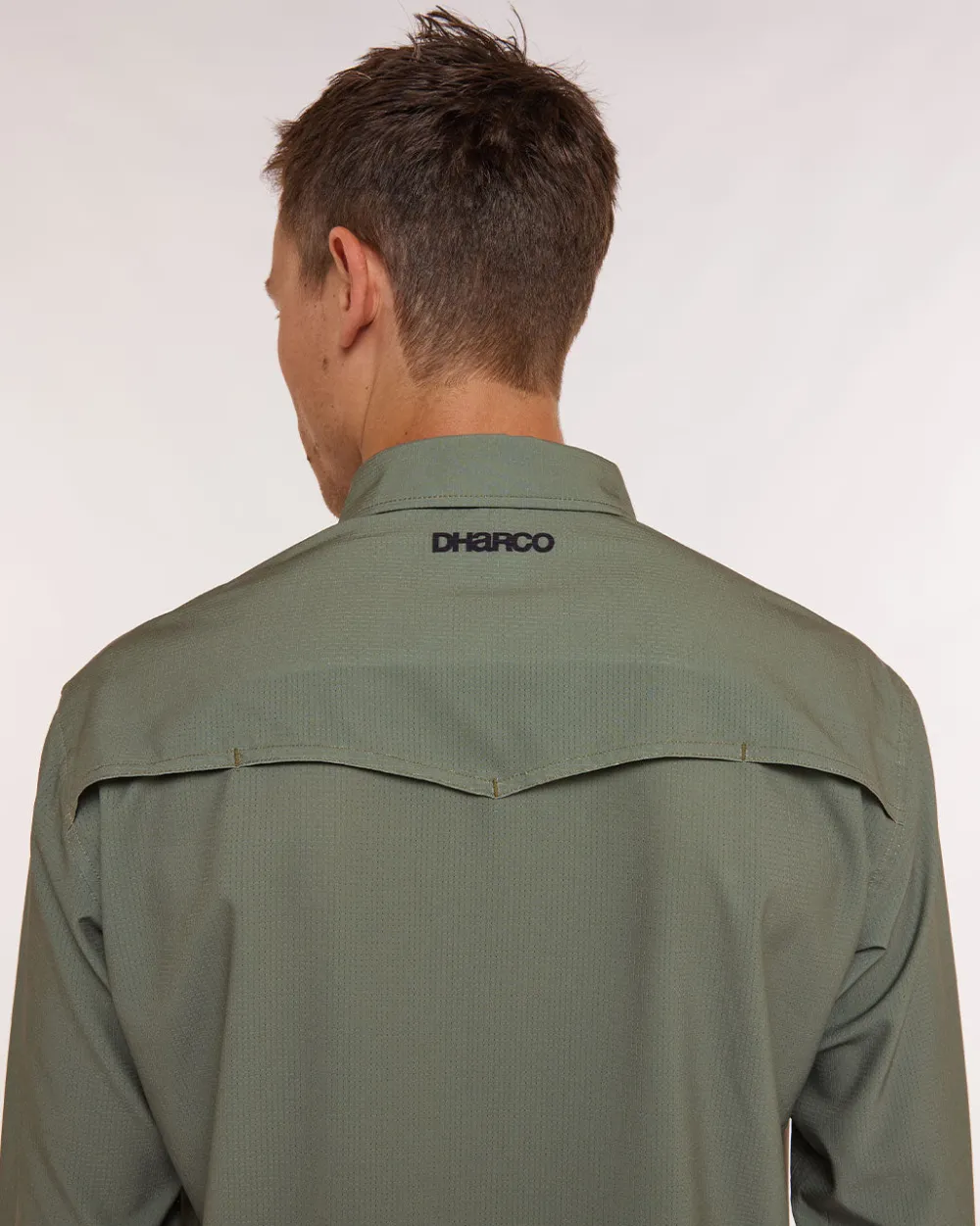 DHaRCO Tops*Mens Western Shirt | Kyle Strait Signature Edition Green