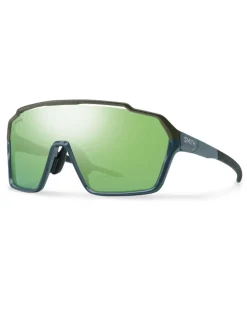 DHaRCO Partner Brands* Smith Shift XL MAG Stone / Moss w/ ChromaPop Green Mirror