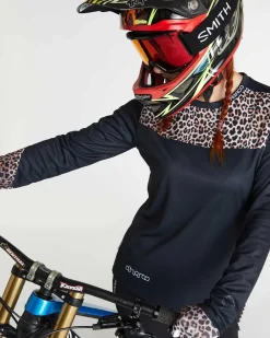 DHaRCO Tops*Womens Gravity Jersey | Leopard