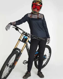 DHaRCO Tops*Womens Gravity Jersey | Leopard