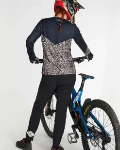 DHaRCO Tops*Womens Gravity Jersey | Leopard
