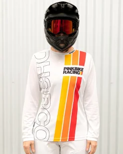 DHaRCO Tops*Womens Gravity Jersey | Pinkbike Team Replica White