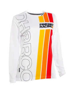 DHaRCO Tops*Womens Gravity Jersey | Pinkbike Team Replica White