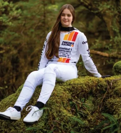 DHaRCO Tops*Womens Gravity Jersey | Pinkbike Team Replica White
