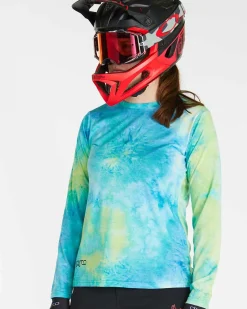 DHaRCO Tops*Womens Long Sleeve Tech Tee | Tie Dye