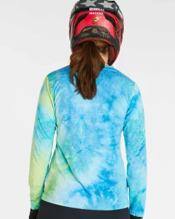 DHaRCO Tops*Womens Long Sleeve Tech Tee | Tie Dye