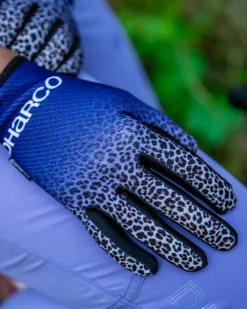 DHaRCO Gloves*Womens Race Glove | Purple Leopard