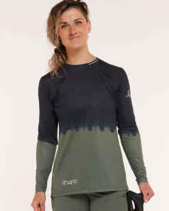 DHaRCO Tops*Womens Race Jersey | Fade to Black