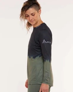 DHaRCO Tops*Womens Race Jersey | Fade to Black