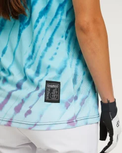 DHaRCO Tops*Womens Short Sleeve Jersey | Aqua Tiger