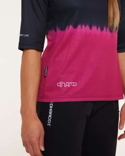 DHaRCO Tops*Womens 3/4 Sleeve Jersey | Cherry Dip