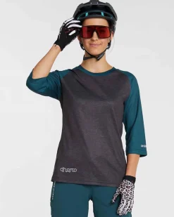 DHaRCO Tops*Womens 3/4 Sleeve Jersey | Colorado Grey