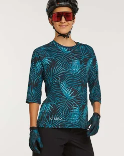 DHaRCO Tops*Womens 3/4 Sleeve Jersey | Moonlight