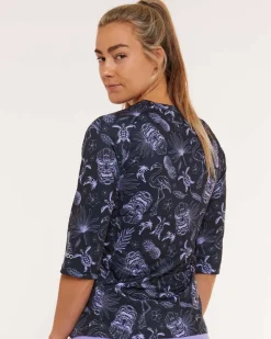 DHaRCO Tops*Womens 3/4 Sleeve Jersey | Purple Fraser