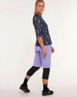 DHaRCO Tops*Womens 3/4 Sleeve Jersey | Purple Fraser