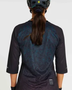 DHaRCO Tops*Womens 3/4 Sleeve Jersey | Tropical Fade