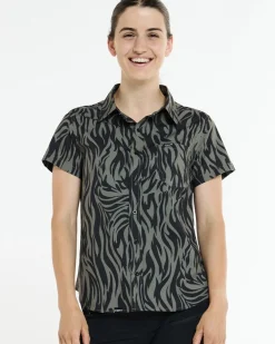 DHaRCO Tops*Womens Tech Party Shirt | Cypress