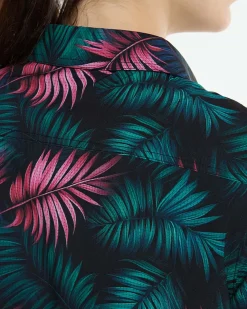 DHaRCO Tops*Womens Tech Party Shirt | Dark Fern