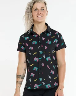 DHaRCO Tops*Womens Tech Party Shirt | Mix Tape