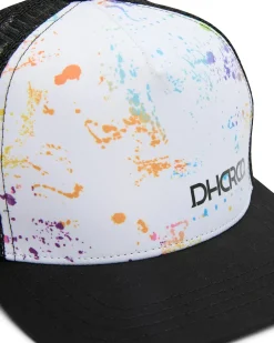 DHaRCO Hats And Beanies*Youth Flat Brim Trucker | Paint Splat