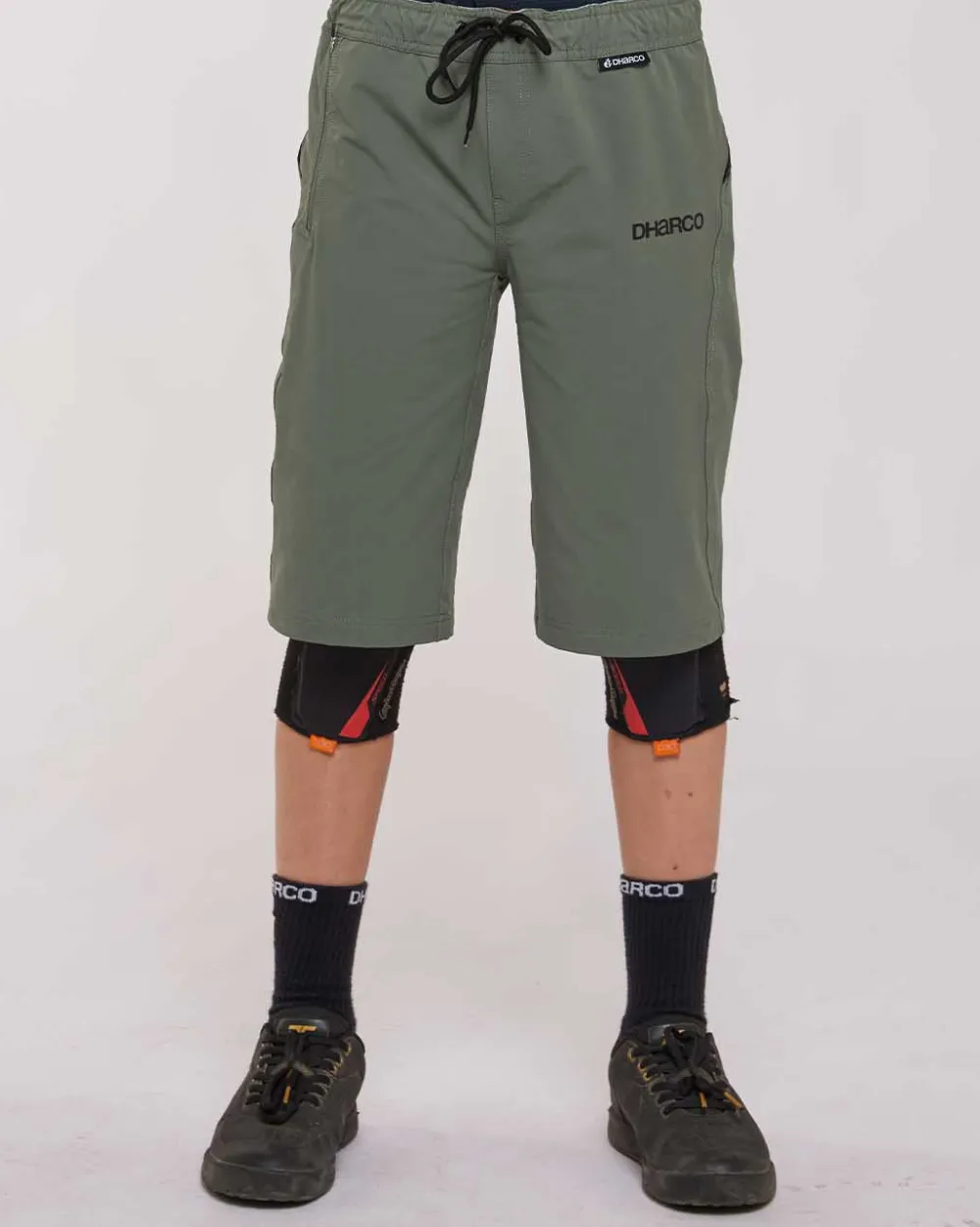 DHaRCO Bottoms*Youth Gravity Shorts | Gorilla Green