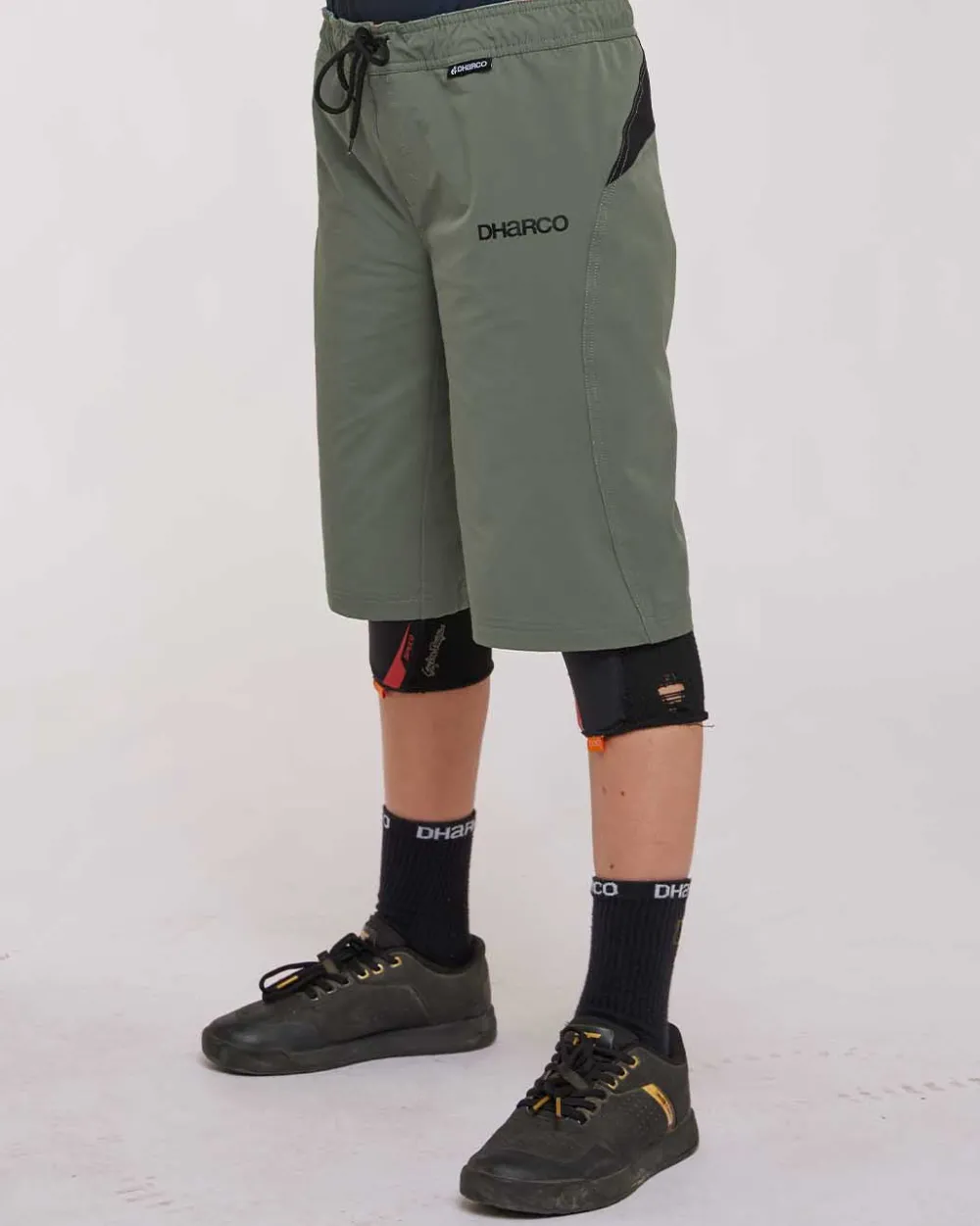 DHaRCO Bottoms*Youth Gravity Shorts | Gorilla Green