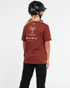 DHaRCO Tops*Youth Tech Tee | Red Rock